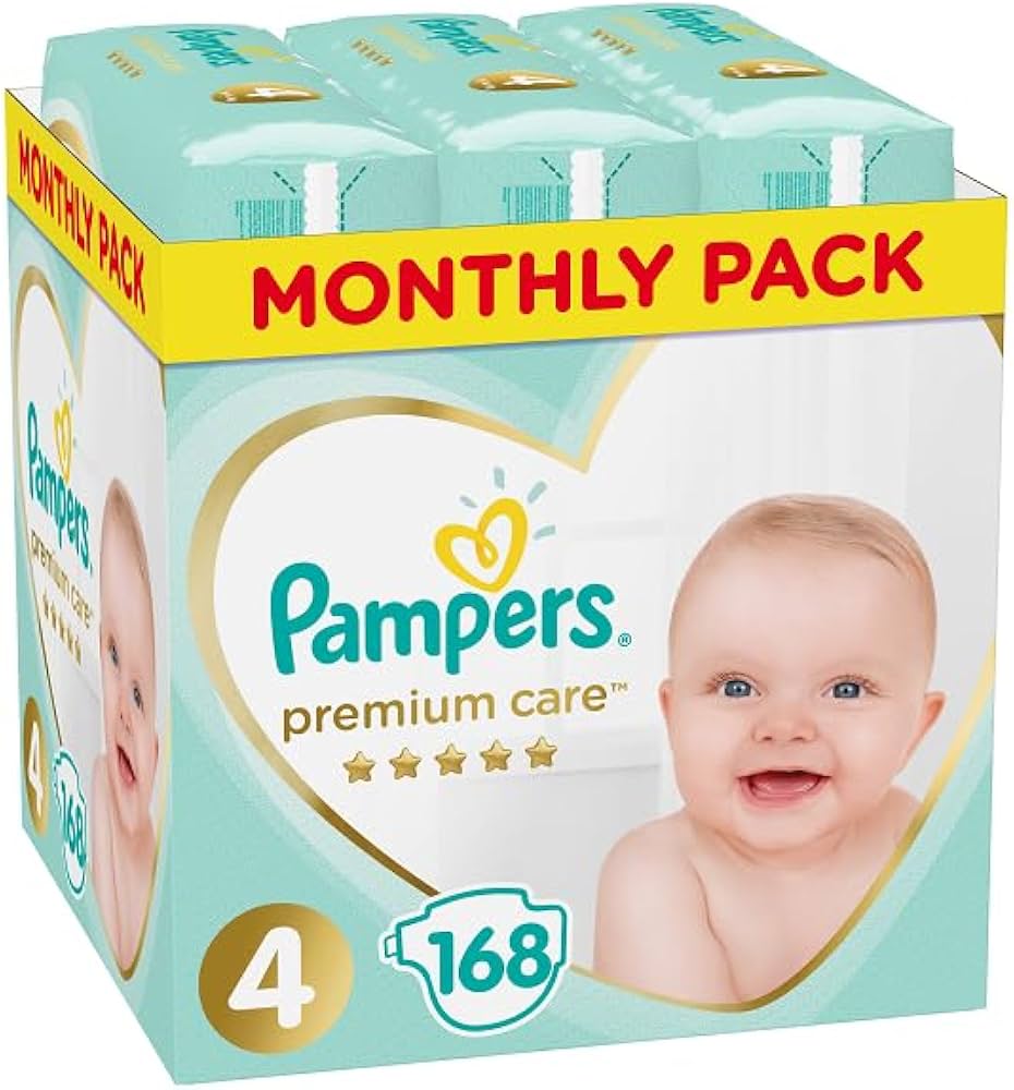 pampers 4 monthly pack