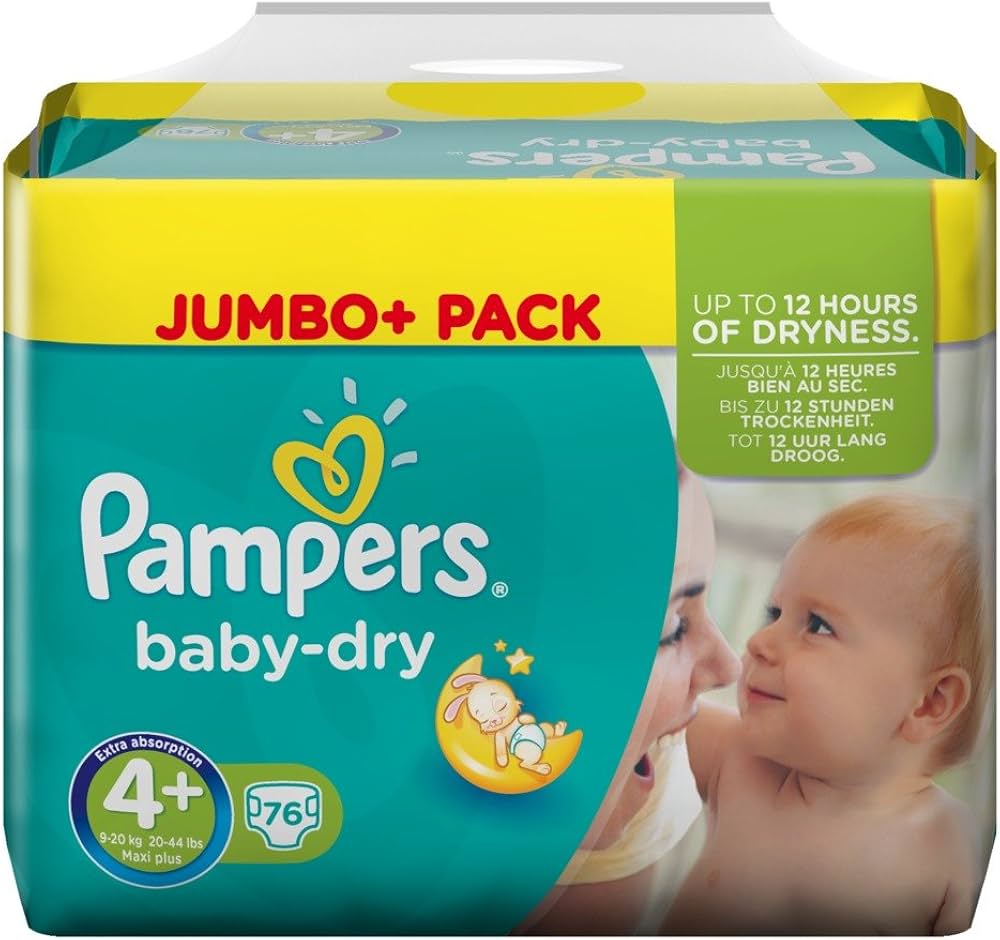 pampers 4 plus 76 szt