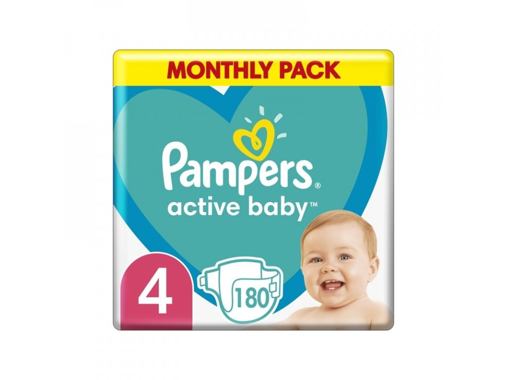 pampers 4 rnn active baby 4+