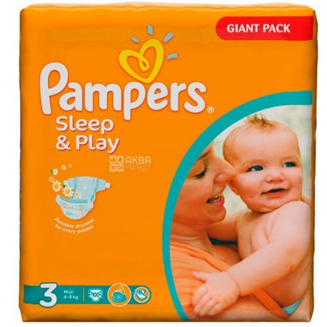 pampers 4 sleep and play