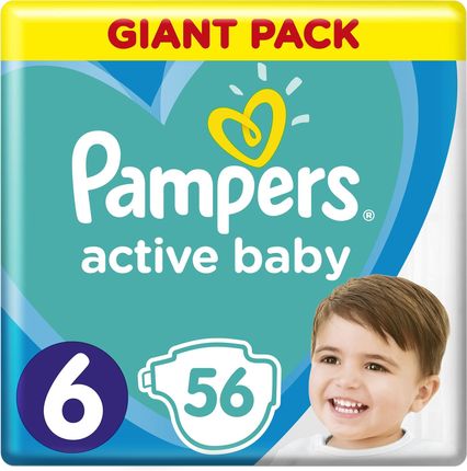 pampers 6 56 sztuk