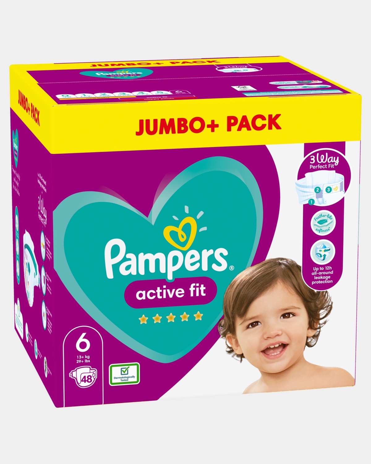 pampers 6 active fit a activr baby