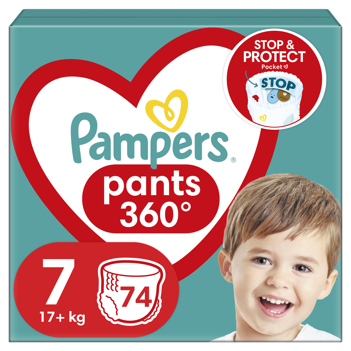 pampers 74 szt