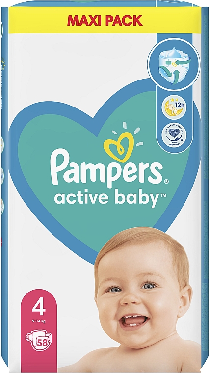 pampers acive baby 4