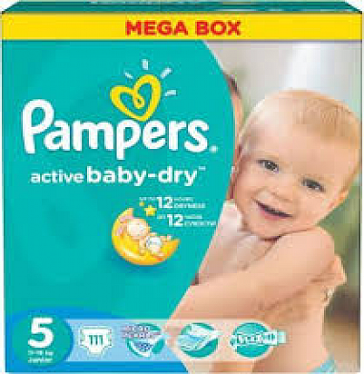 pampers activ baby 5 mega box