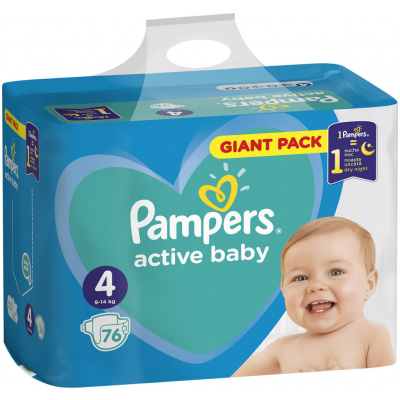 pampers activ baby dry 4 cena