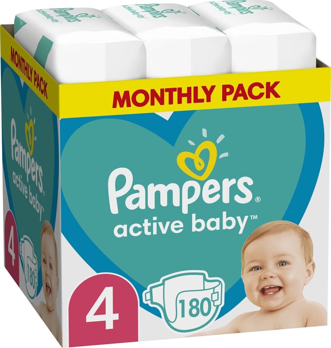 pampers active 4 cena