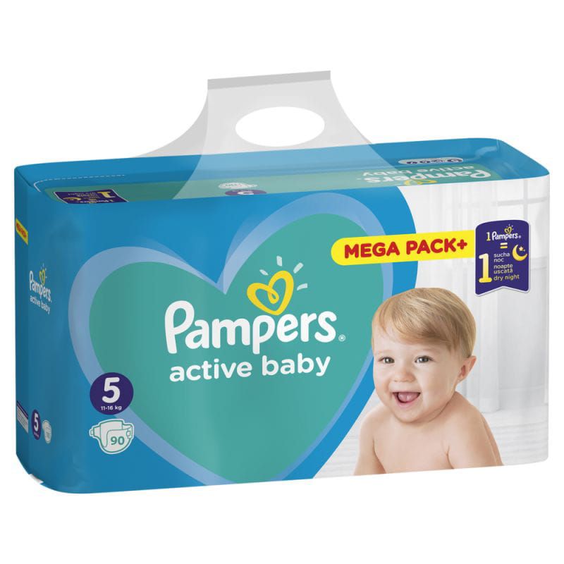 pampers active 5 90szt