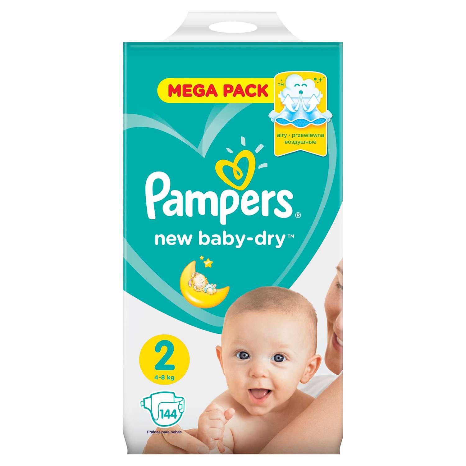 pampers active baby 2 144 szt