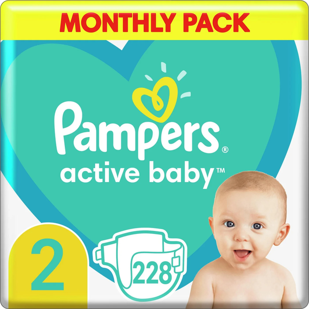 pampers active baby 2 228