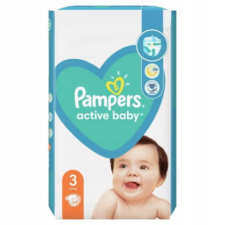 pampers active baby 3 54 szt