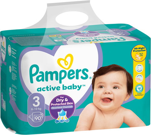 pampers active baby 3 cena