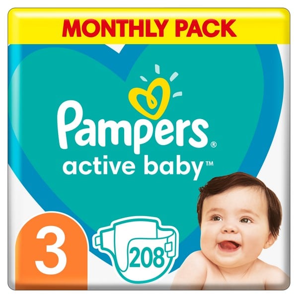 pampers active baby 3 waga