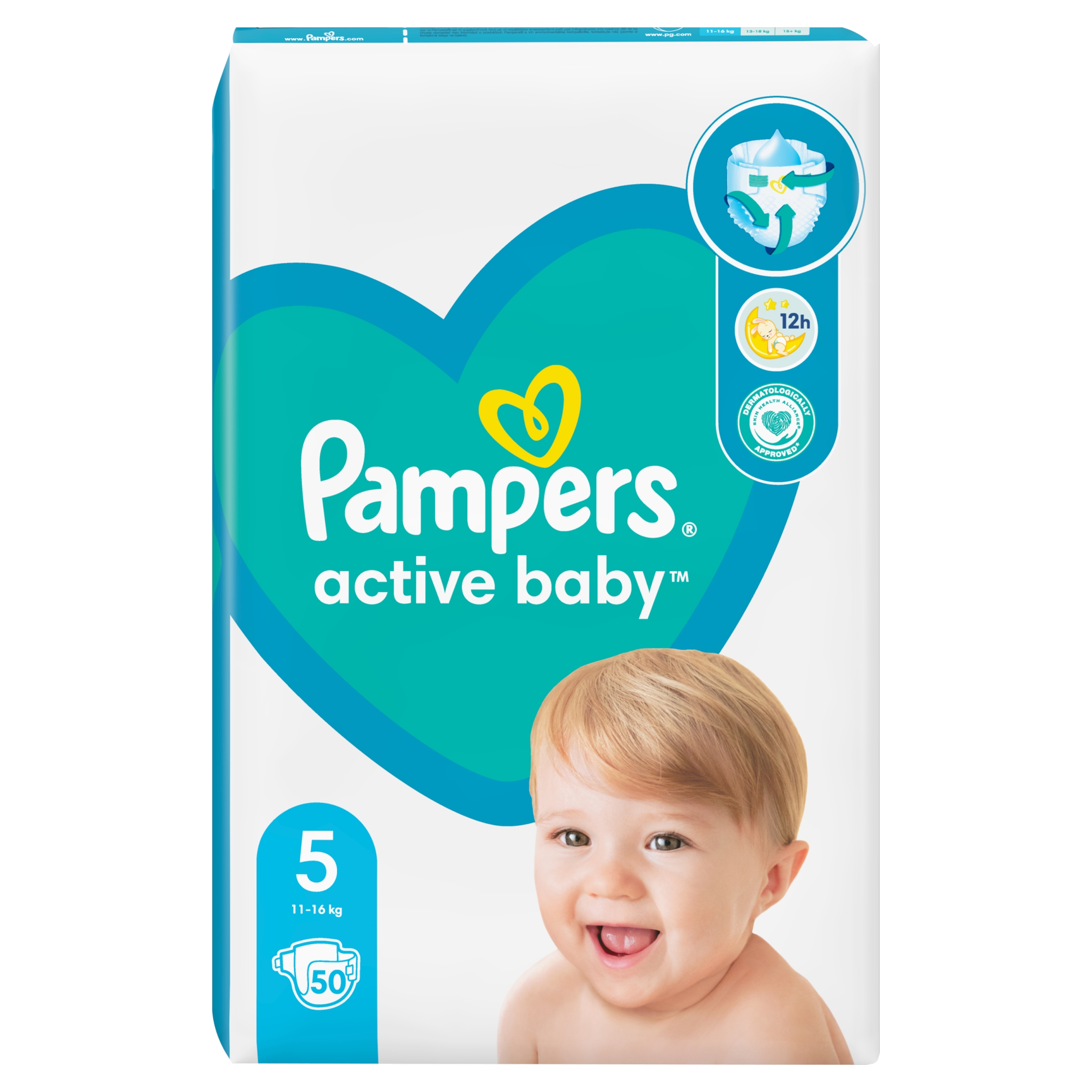 pampers active baby 4 50 sztuk