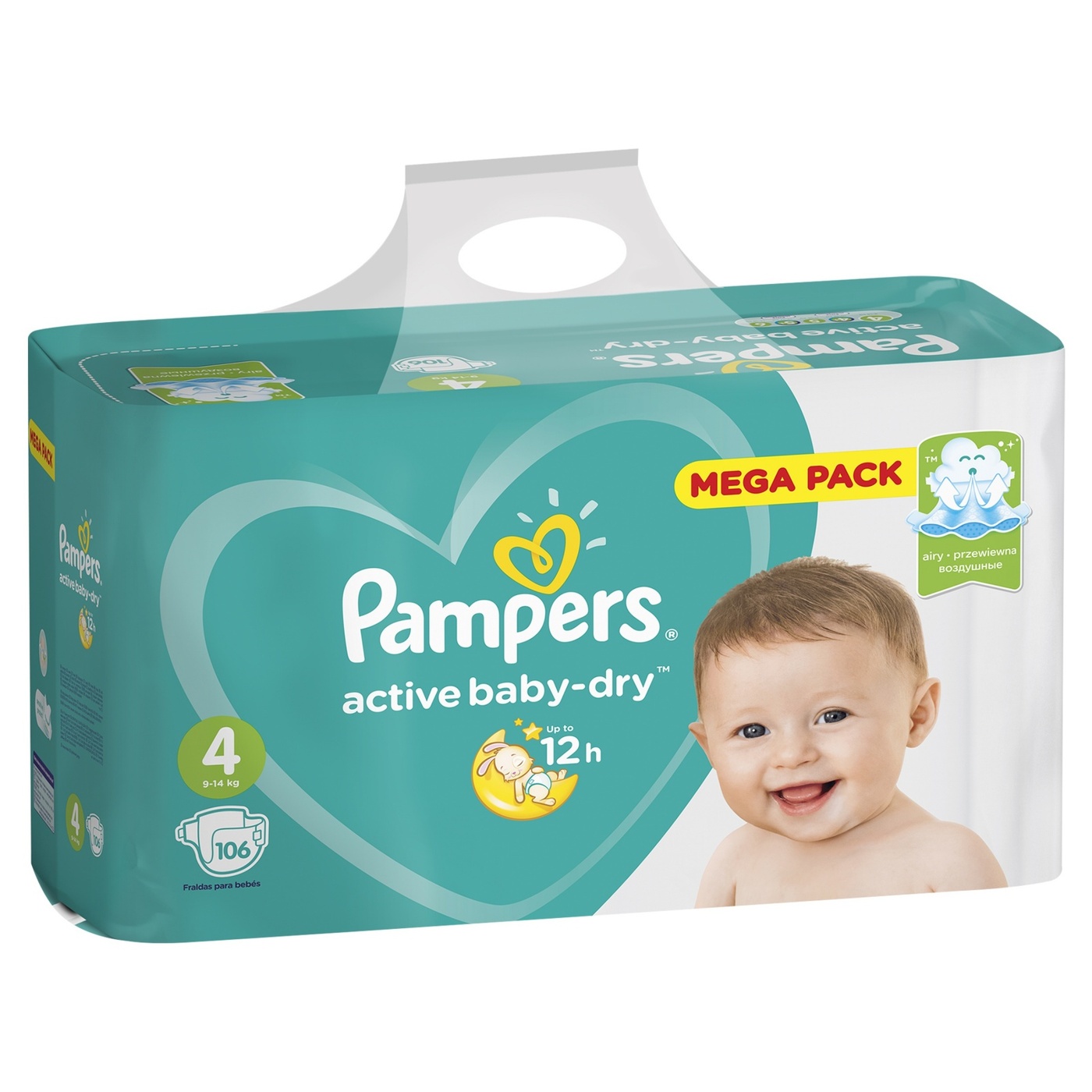 pampers active baby 4maxi 147szt