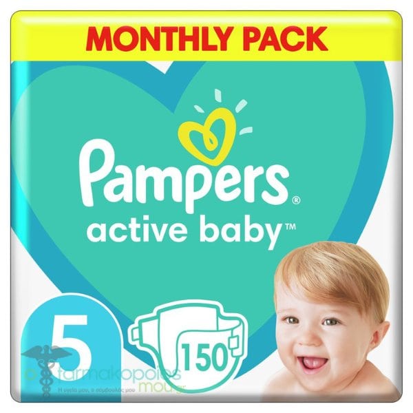 pampers active baby 5 150