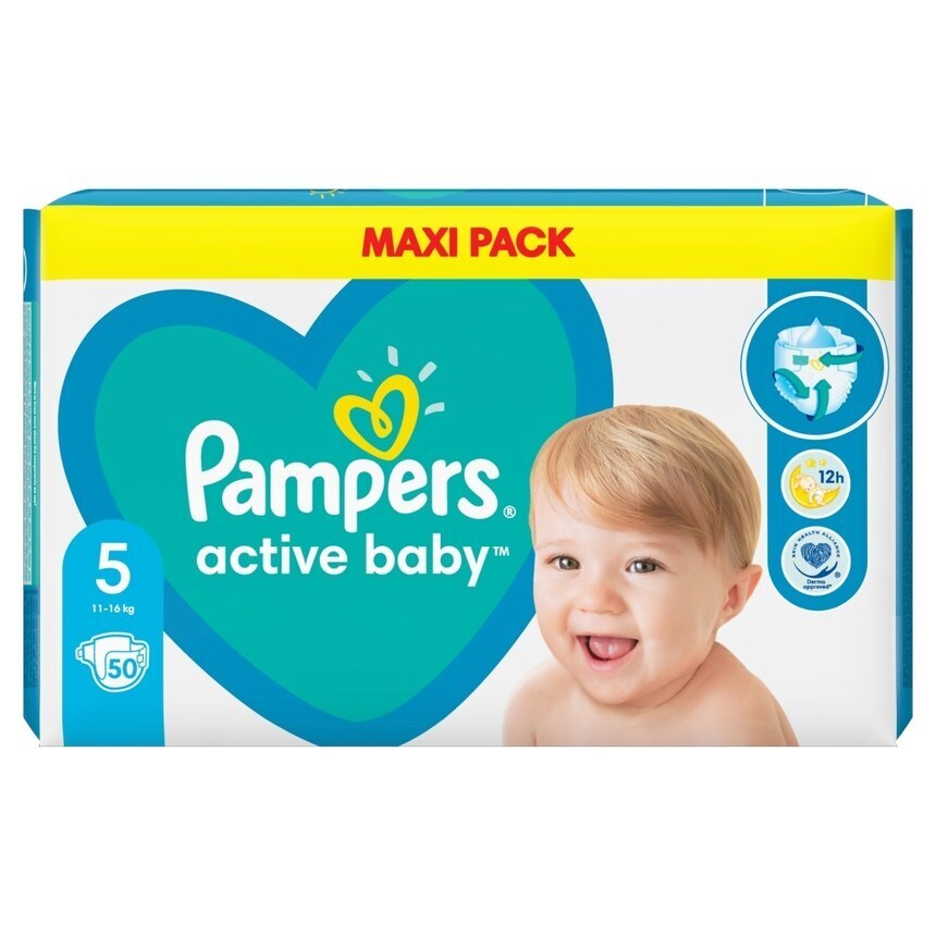 pampers active baby 5 54szt kaufland