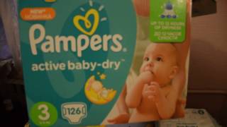 pampers active baby dry 3 126