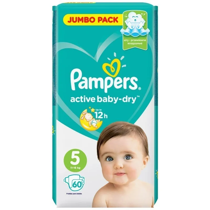 pampers active baby dry 5