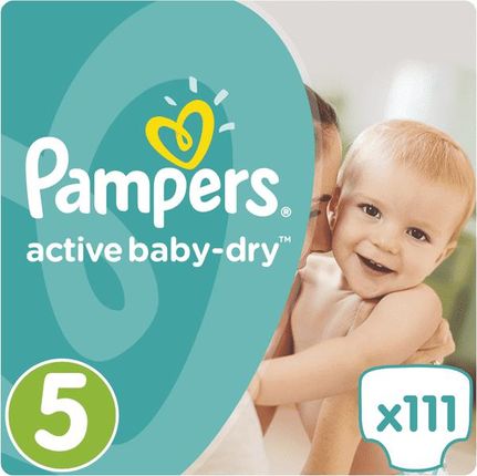 pampers active baby-dry pieluchy 5 junior 150szt pieluszki 0 opinii