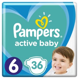 pampers active baby dry pieluchy rozmiar 6 36 sztuk