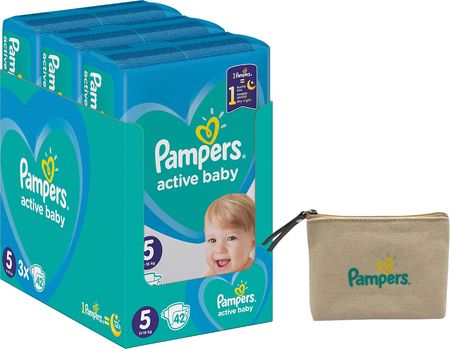 pampers active baby-dry pieluszki 3 midi 126 sztuk