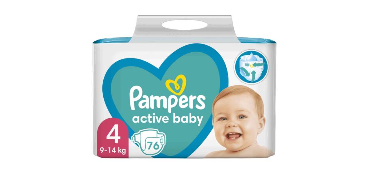 pampers active baby maxi pack 4