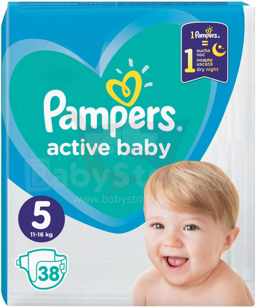 pampers active baby sucha noc