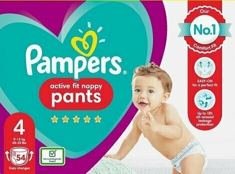 pampers active fit 4 monatspack