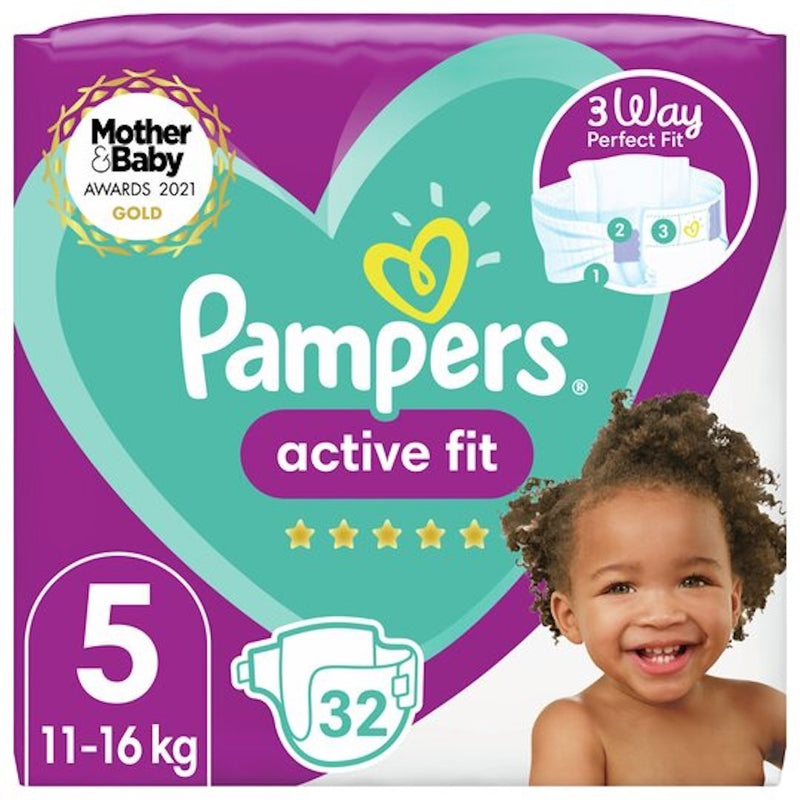 pampers active fit size 5