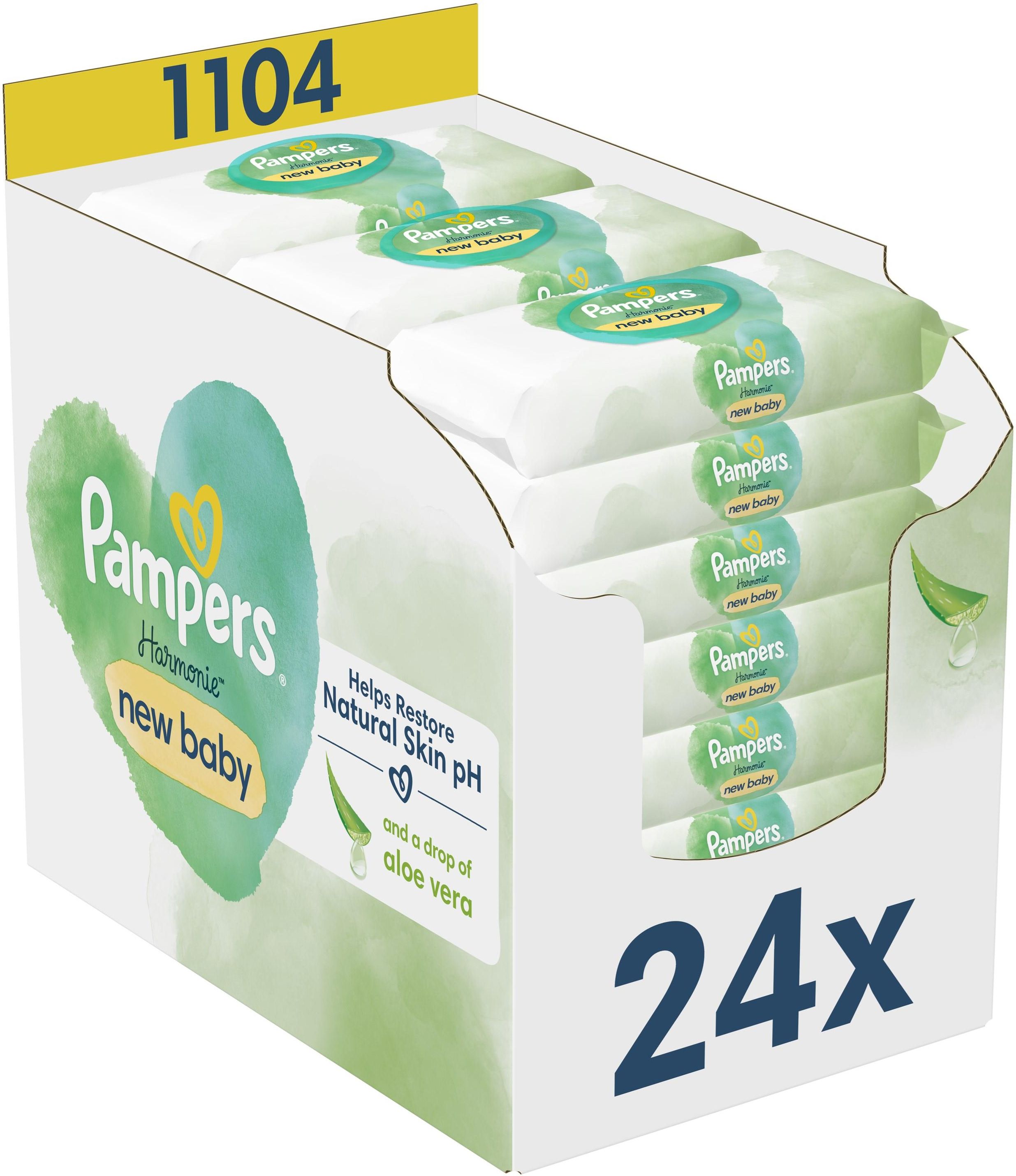 pampers aqua pure chusteczki nawilżające 18x ceneo