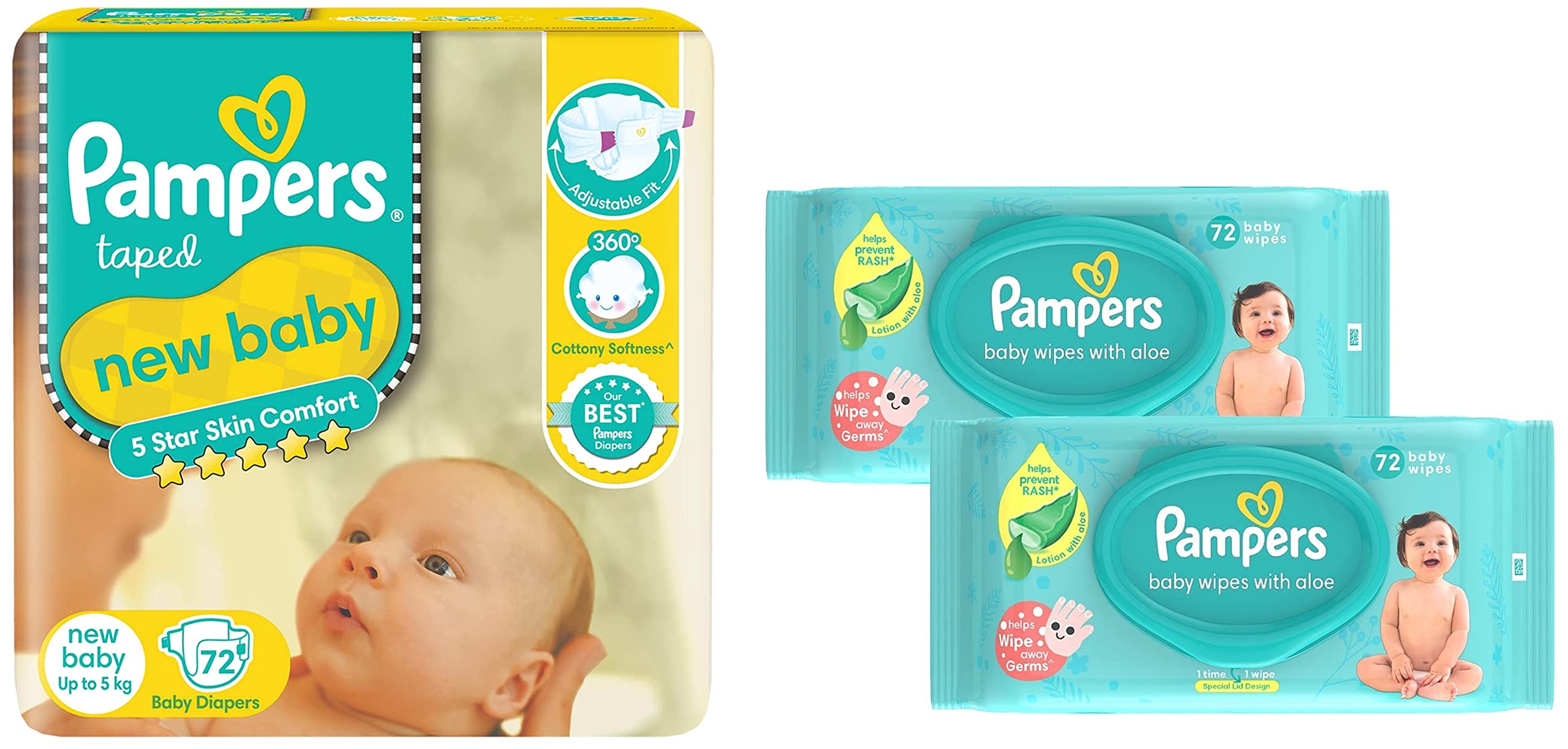 pampers baby active 2 100