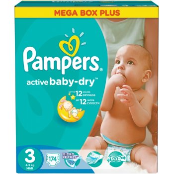 pampers baby active 3 174