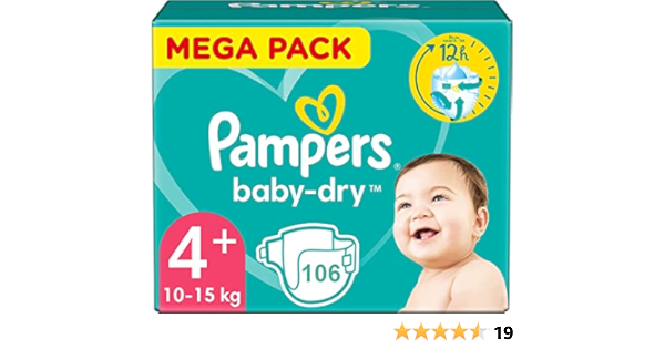 pampers baby dry 4 106 sztuk