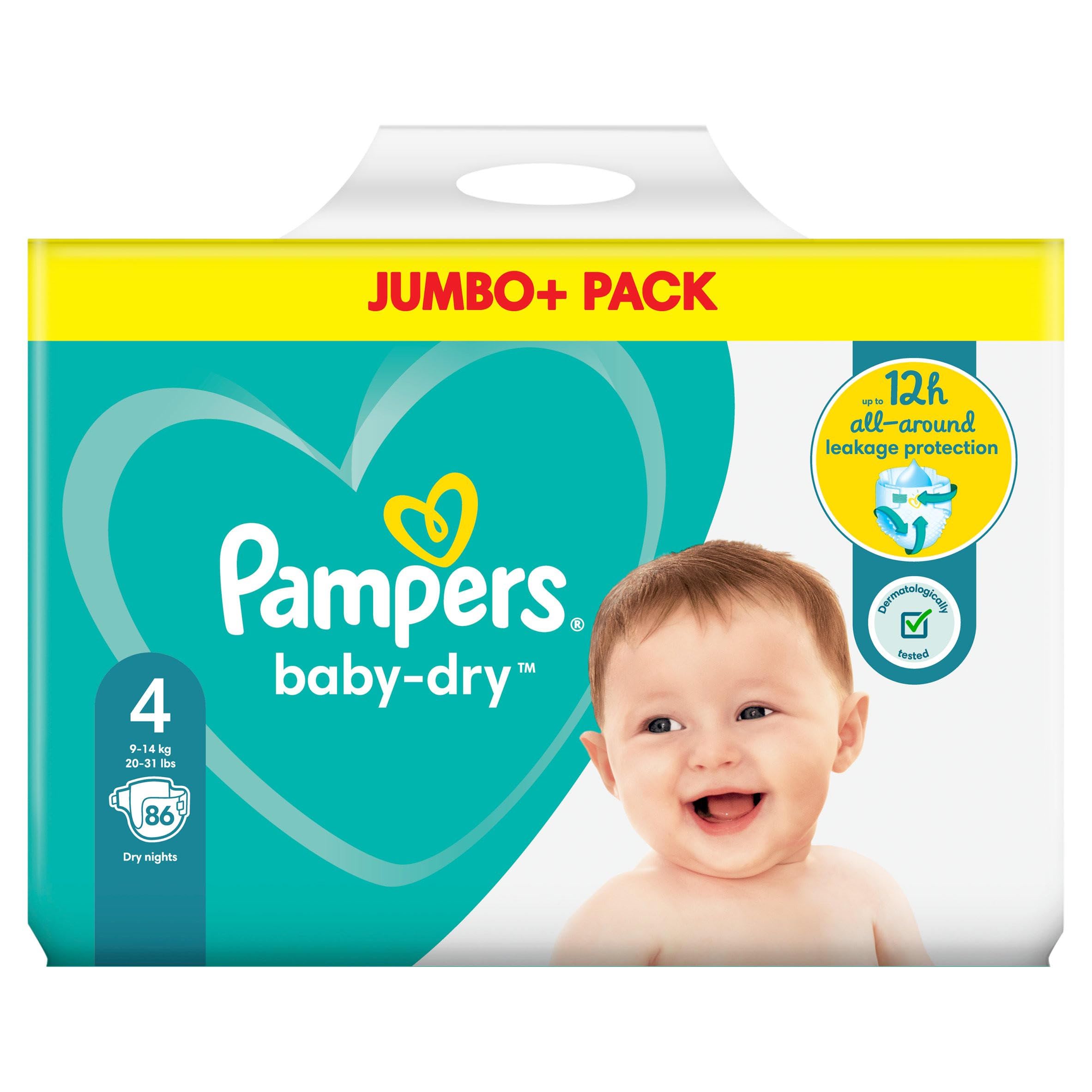 pampers baby dry 4 megapack