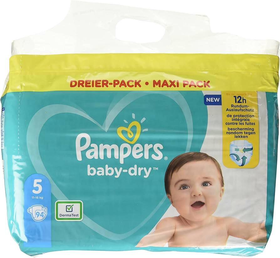 pampers baby dry 5 72 sztuki