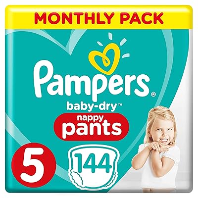 pampers baby dry nappy pants size 5