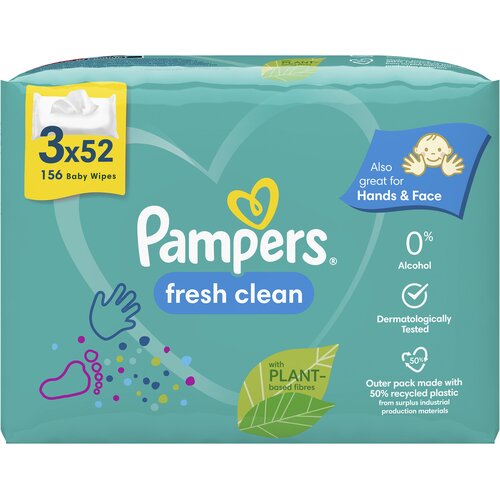 pampers baby fresh clean chusteczki nawilżane cena