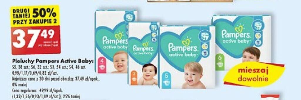 pampers biedronka 49.99 2018