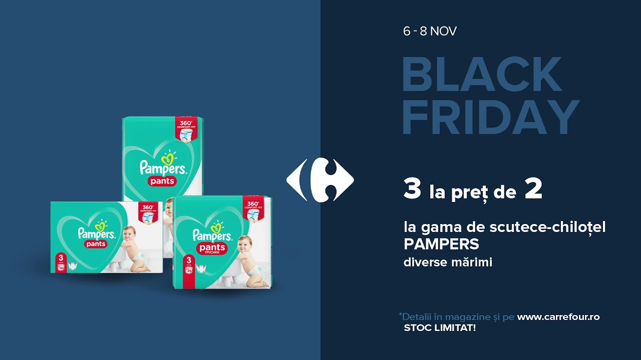 pampers black friday carrefour