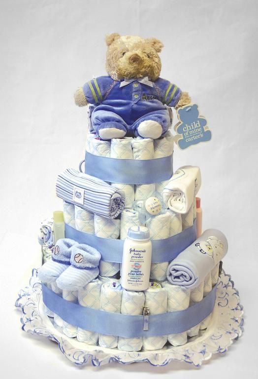 pampers cake for baby shower