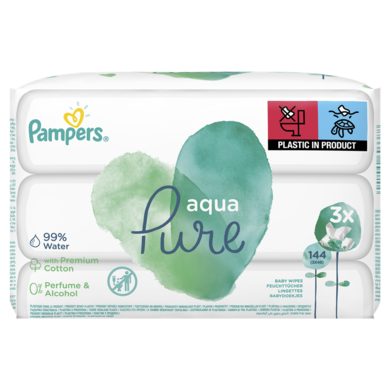 pampers chusteczki 3x 64