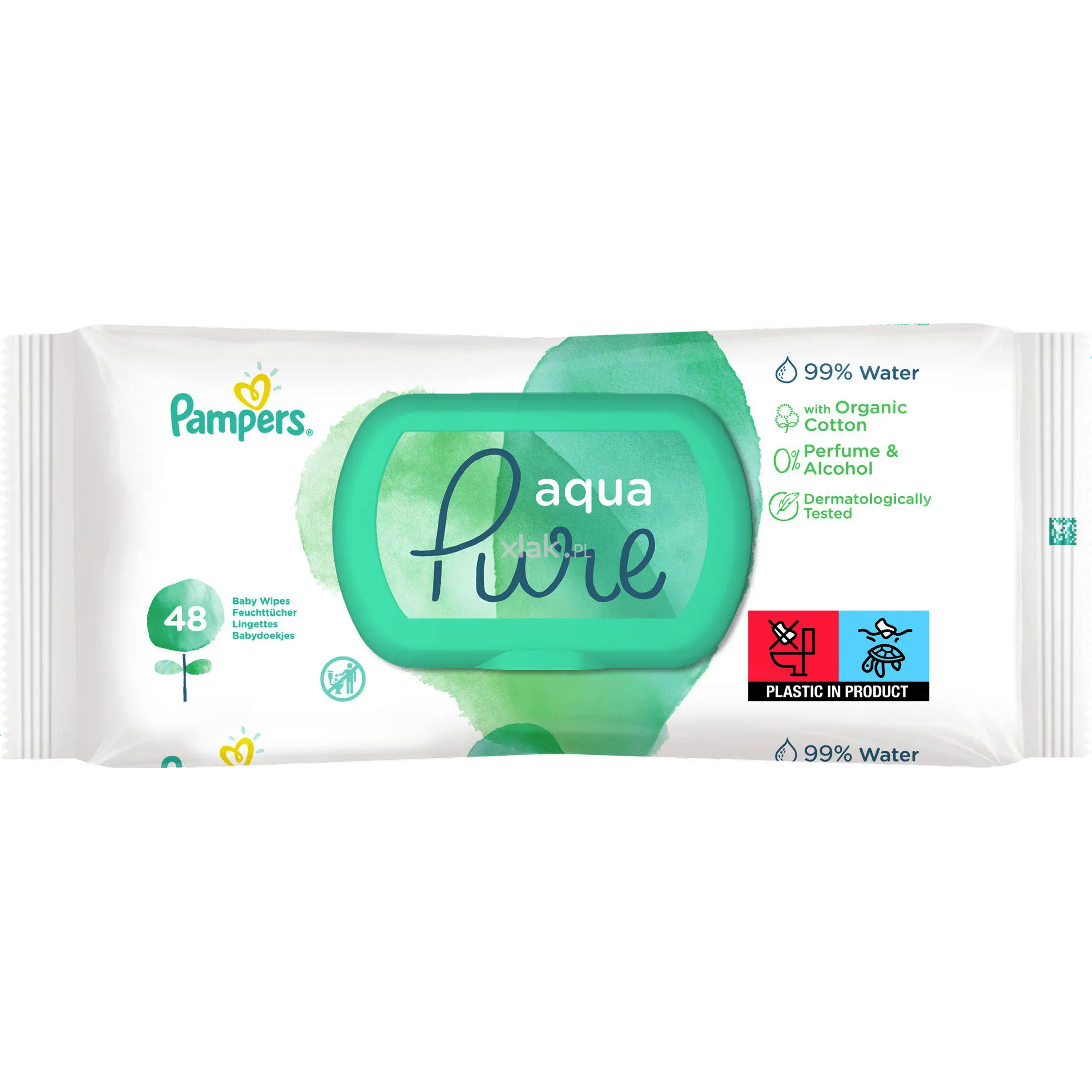 pampers chusteczki nawilżające aqua pure