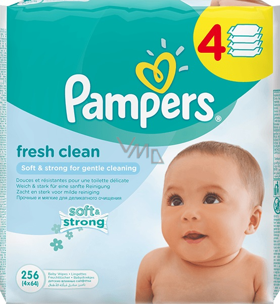 pampers fresh clean 4x64