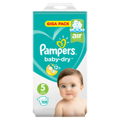 pampers giga pack size 5