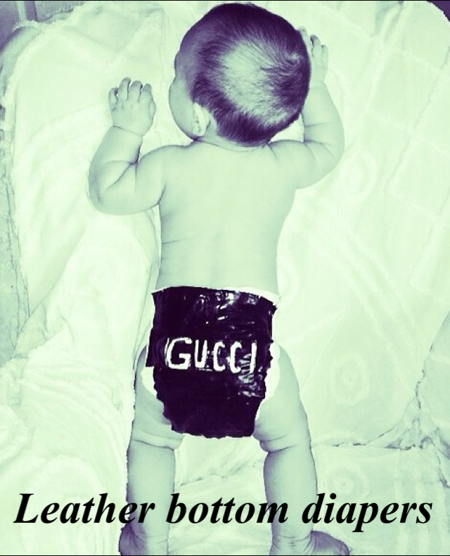 pampers gucci