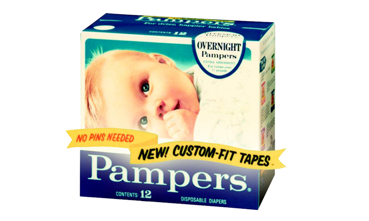 pampers history