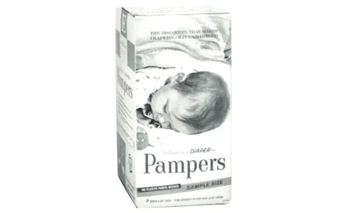 pampers history