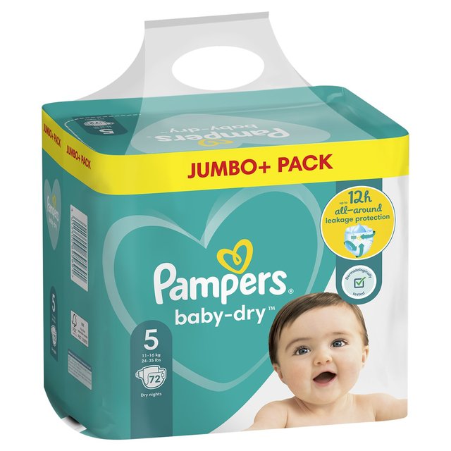 pampers jumbo pack 5 72