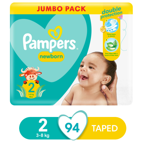 pampers jumbo pack size 2